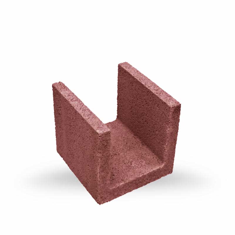 Kształtka lecablok U24 czerwona Kształtka Leca® BLOK U24 czerwona - obrazek 1
