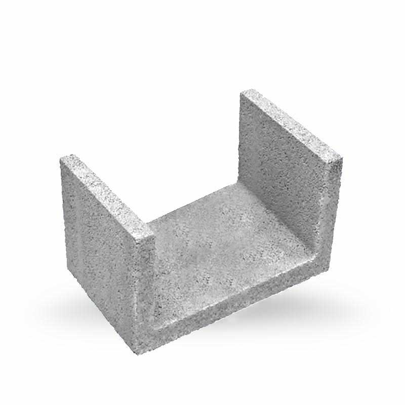 Kształtka lecablok U36,5 szara Kształtka Leca® BLOK U36,5 szara - obrazek 1
